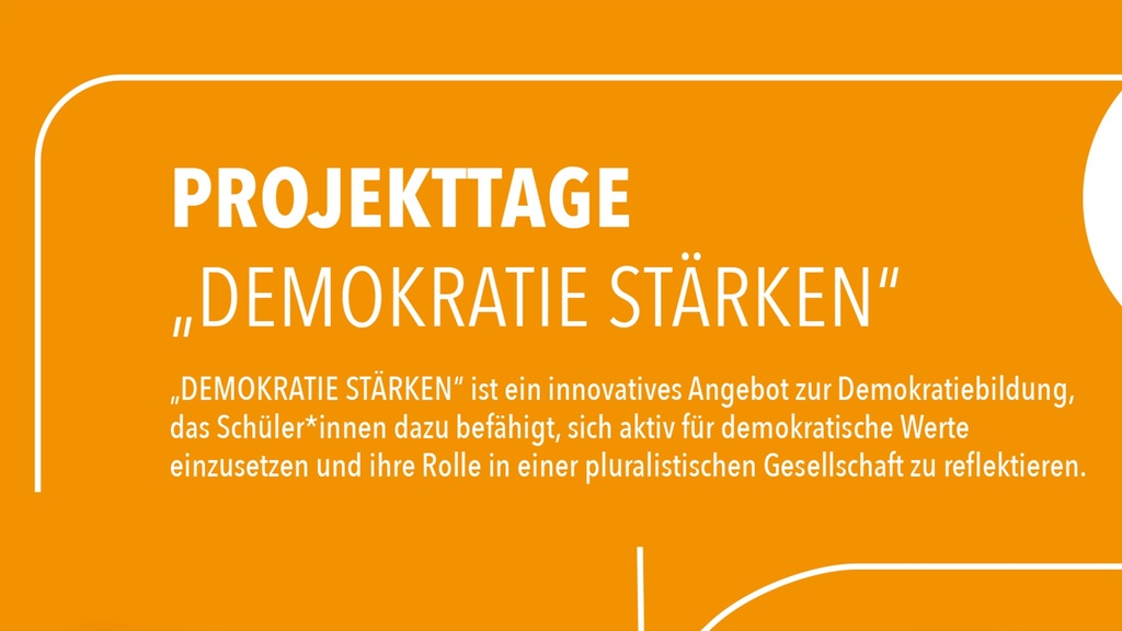 Projekttage „Demokratie stärken"
