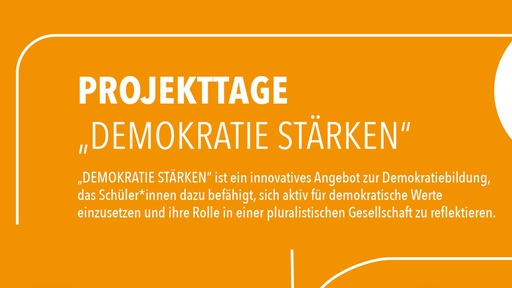 [AR03494-001] Projekttage „Demokratie stärken"